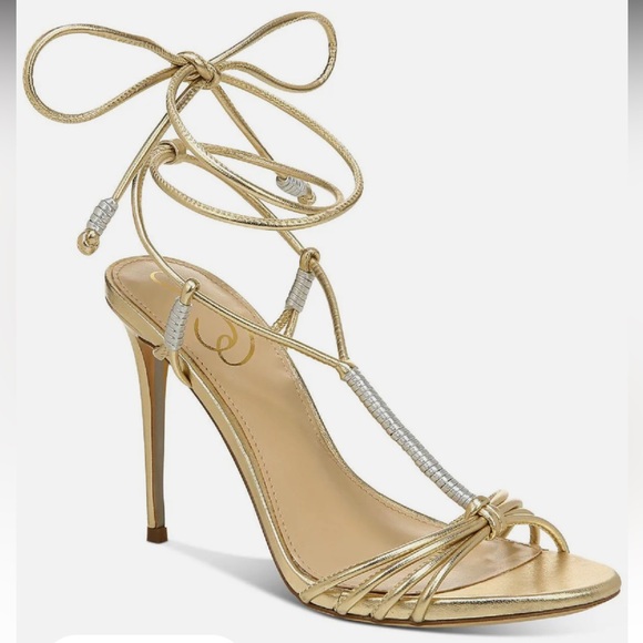 Sam Edelman Safiya Womens Ankle Wrap Heels - Picture 1 of 5